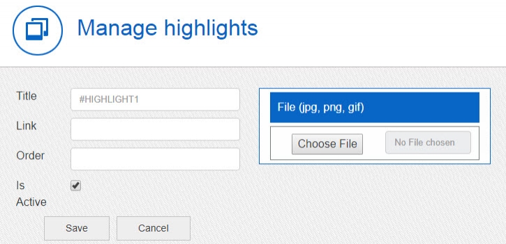 Add highlight manually