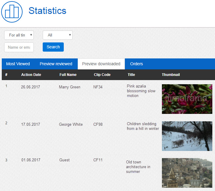 Preview download - media management software
